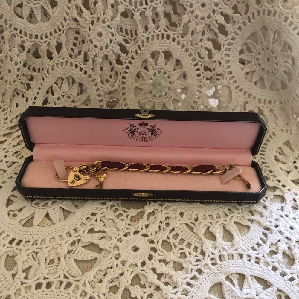 NWT Vintage Deadstock Juicy Couture Love Me Lock & Key Bracelet